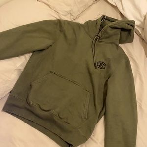 Champion Army Green Hoodie